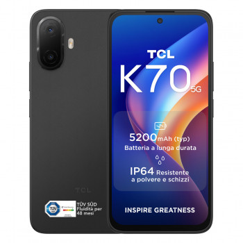 TCL K70 5G 4GB RAM 128GB viedtālrunis - Midnight Black