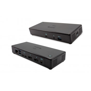 i-tec Thunderbolt 3/USB-C dokstacija ar diviem DisplayPort 4K un 85W PD