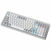 Ducky Cushion 98 spēļu klaviatūra, 96%, US izkārtojums (ANSI), Shush zaļie slēdži - sudraba (DKCUS2598-DDUSPHCC4S1)