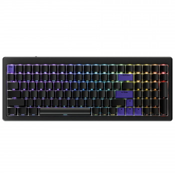 Ducky Cushion 98 spēļu klaviatūra, 96%, US izkārtojums (ANSI), Shush Red slēdži - matēti melna