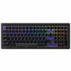 Ducky Cushion 98 spēļu klaviatūra, 96%, US izkārtojums (ANSI), Shush zaļie slēdži - matēti melna