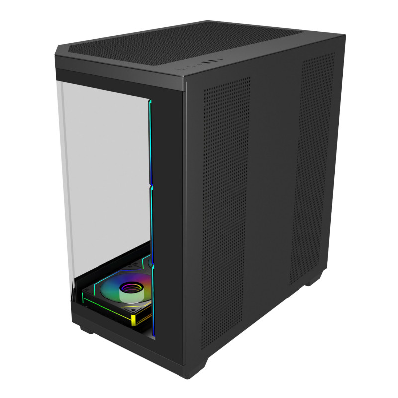 FSP U580 ARGB ATX Ultra tornis spēļu korpuss - melns