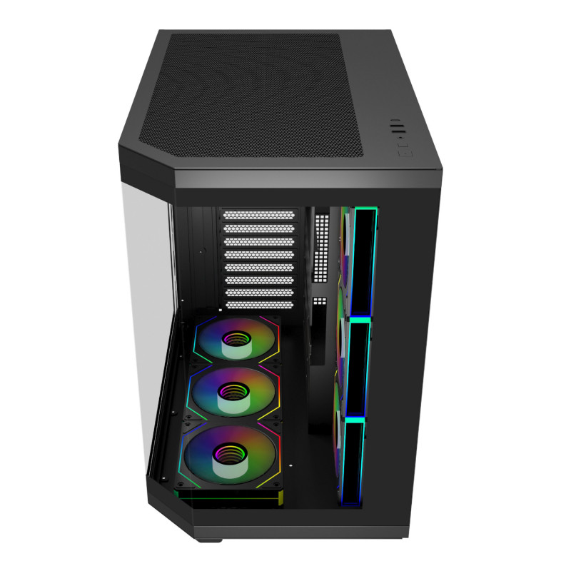 FSP U580 ARGB ATX Ultra tornis spēļu korpuss - melns