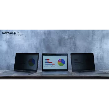 Kapsolo 4 virzienu pašlīmējošs privātuma filtrs 16 inch 16:10 ekrāniem (KAP12879)