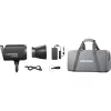 Godox Litemons LA150R LED RGB lampa melna ar somu