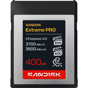 SanDisk Extreme PRO 400GB CFexpress 4.0 Type B atmiņas karte (SDCFEB-400G-GN4NN)