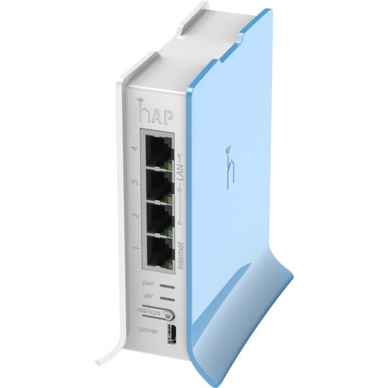 MikroTik RB941-2ND-TC bezvadu piekļuves punkts, 300 Mbit/s, zils/balts