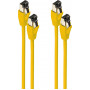 shiverpeaks Cat8.1 F/FTP savienojuma kabelis, 7,5 m, dzeltens