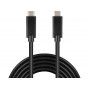 Vivolink USB kabelis USB-C uz USB-C, 1.8 m, melns