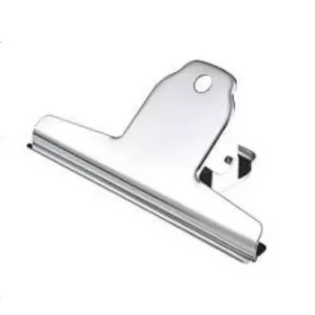 Wonday metāla vēstuļu klipsis, platums 144 mm, iespīlēšanas platums 45 mm, niķeļa krāsā