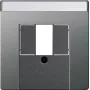 Gira pārsegs BSF TAE/USB, nerūsējošais tērauds, 0876600