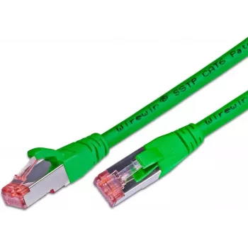 Wirewin Cat6a S/FTP savienojuma kabelis, 5 m, zaļš