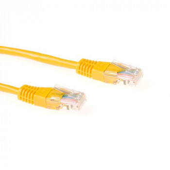 ACT Cat5e U/UTP savienojuma kabelis RJ45, 7 m, dzeltens