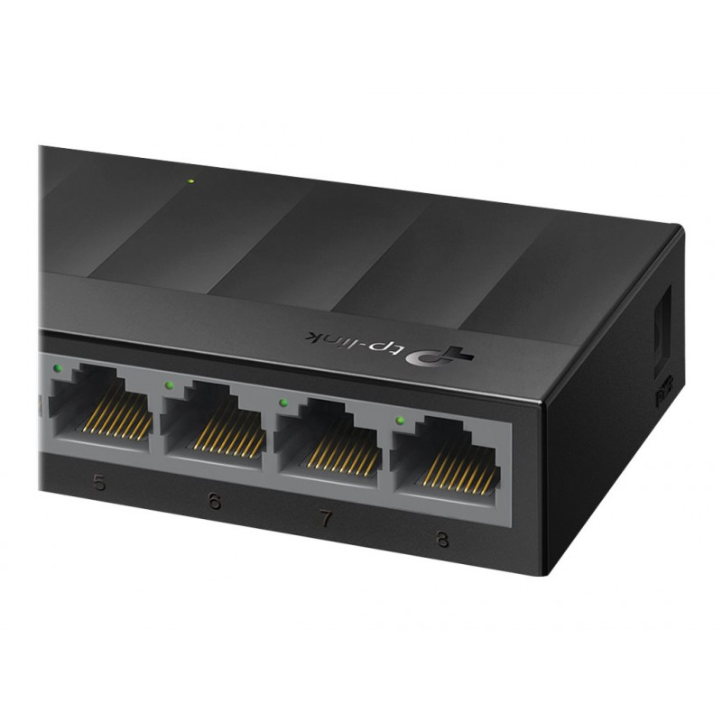 TP-Link TL-LS1008G komutators, 8x 10/100/1000 Mbps