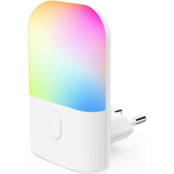 Hama LED naktsgaismas krāsa, kontaktligzdā, krēslas sensors, krāsu maiņa, RGB