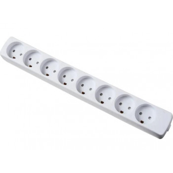 Mercodan sadalītājs ar 8 ligzdām un iezemējumu