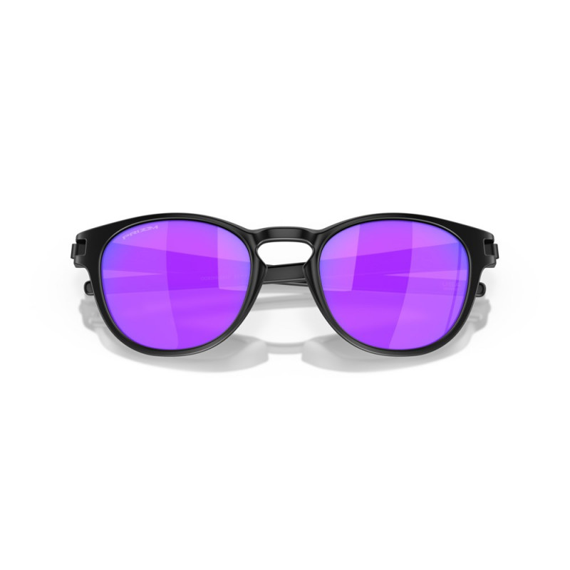 Oakley Latch saulesbrilles – Matte Black/Prizm Violet
