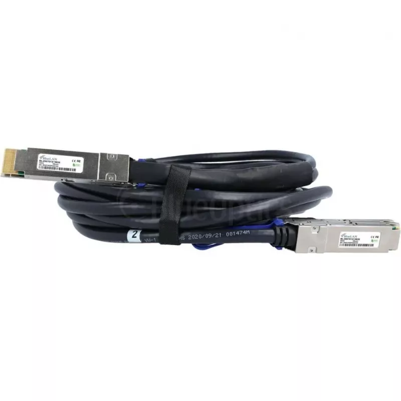 BlueLAN Juniper QDD-2X200G-1M saderīgs 400G QSFP-DD sadalošais DAC kabelis 1m AWG26