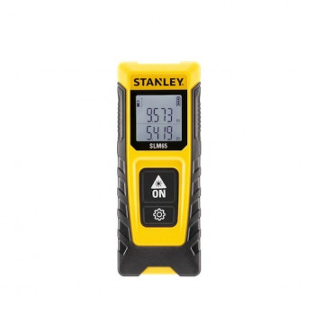 Stanley SLM65 lāzera attāluma mērītājs, melns, dzeltens, 20 m