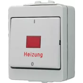 Jung 603 HW 3 polu slēdzis, balts