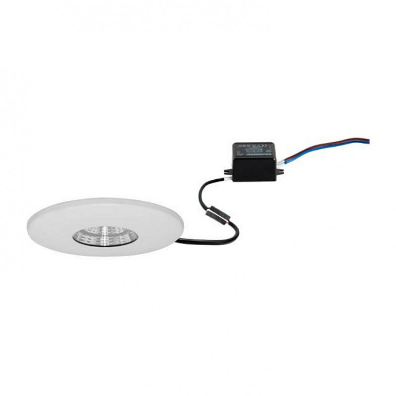 Brumberg 38371073 EB-iegremdējamā lampa ADAPT, apaļa, balta, 830, ieslēgts/izslēgts, 3 W, 230 V