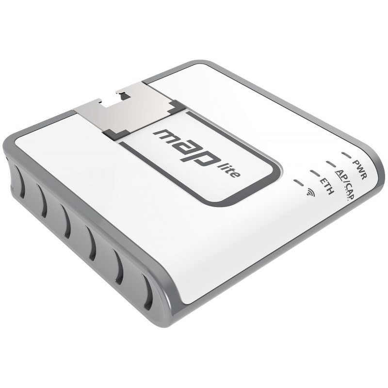 Maršrutētājs Mikrotik mAP lite balts ar PoE atbalstu