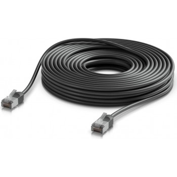 Ubiquiti āra Cat6a F/UTP savienojuma kabelis RJ45, 15 m, melns