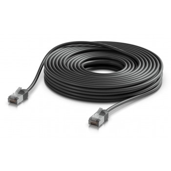 Ubiquiti āra Cat6a F/UTP savienojuma kabelis RJ45, 15 m, melns