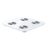 Huawei Scale 3 Bluetooth Edition balts / viedie personīgie svari / rūdīts stikls / WiFi un BT / līdz 150 kg / Android un iOS