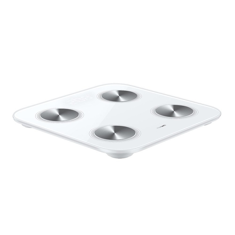 Huawei Scale 3 Bluetooth Edition balts / viedie personīgie svari / rūdīts stikls / WiFi un BT / līdz 150 kg / Android un iOS