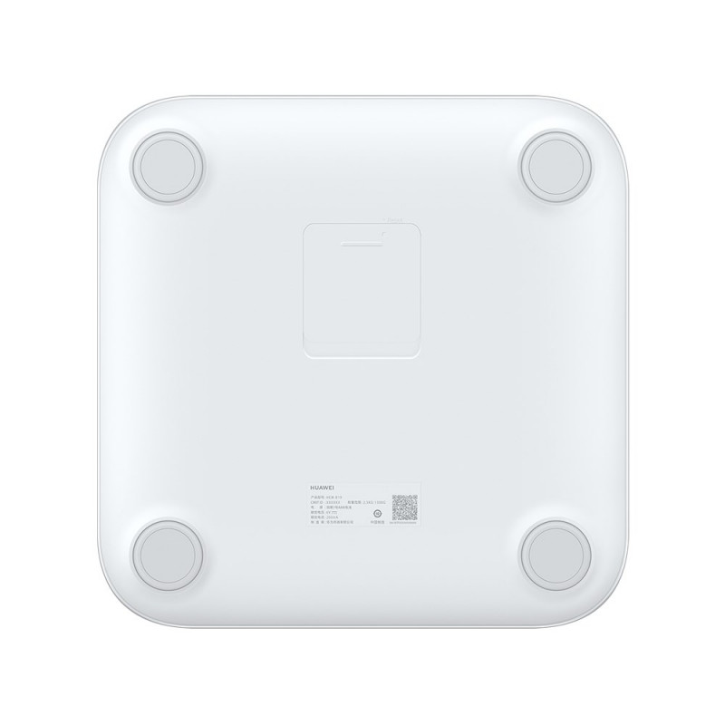 Huawei Scale 3 Bluetooth Edition balts / viedie personīgie svari / rūdīts stikls / WiFi un BT / līdz 150 kg / Android un iOS