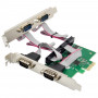 InLine® PCIe x1 interfeisa karte, 4x RS-232, zema profila