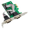InLine® PCIe x1 interfeisa karte, 4x RS-232, zema profila