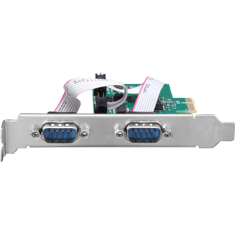 InLine® PCIe x1 interfeisa karte, 4x RS-232, zema profila