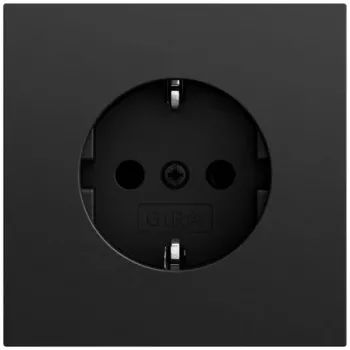 GIRA 418874 SCHUKO kontaktligzda System 70 melna