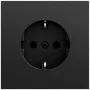 GIRA 418874 SCHUKO kontaktligzda System 70 melna