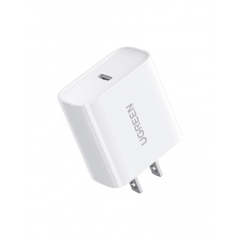 Ugreen CD137 USB-C sienas lādētājs, 1x USB-C, 3 A (57370)
