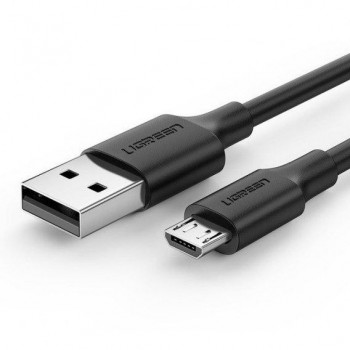 Ugreen USB kabelis USB-A uz Micro-USB, 0,5 m, melns