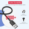 Ugreen USB kabelis USB-A uz Micro-USB, 0,5 m, melns