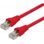 Telegärtner Cat6a S/FTP savienojuma kabelis, 4 m, sarkans