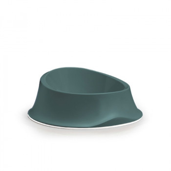Stefanplast barības bļoda Chic 1L 25.6x25.6x10cm zaļa
