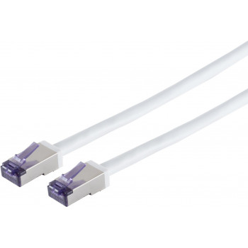 Shiverpeaks Cat6a S/FTP Flex savienojuma kabelis RJ45, 7,5 m, balts
