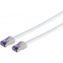 Shiverpeaks Cat6a S/FTP Flex savienojuma kabelis RJ45, 7,5 m, balts