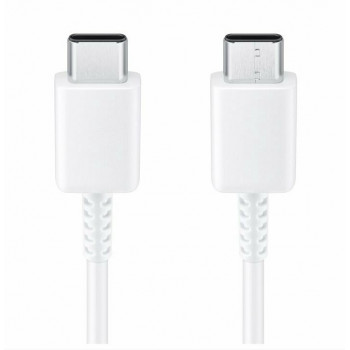Samsung ceļojumu adapteris TA800 ar USB-C uz USB-C kabeli, balts