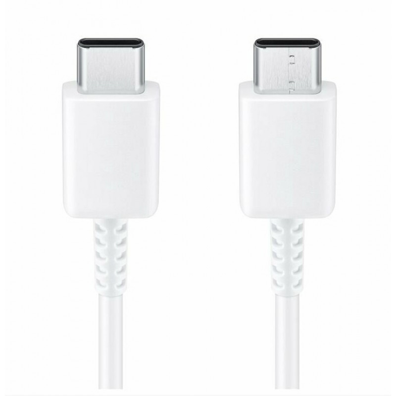 Samsung ceļojumu adapteris TA800 ar USB-C uz USB-C kabeli, balts