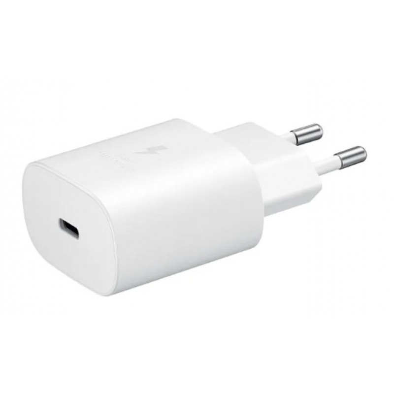 Samsung ceļojumu adapteris TA800 ar USB-C uz USB-C kabeli, balts