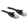 Lindy Cat6 U/UTP savienojuma kabelis RJ45, 7.5 m, melns