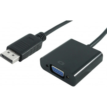 Secomp DisplayPort uz VGA adaptera kabelis, DP spraudnis – VGA ligzda (11.55.3201)