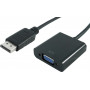 Secomp DisplayPort uz VGA adaptera kabelis, DP spraudnis – VGA ligzda (11.55.3201)