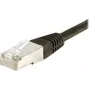 Exertis Connect Snagless Cat6 S/FTP savienojuma kabelis RJ45, 10 m, melns